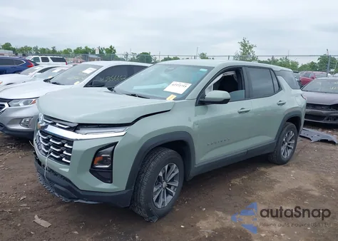 2025 Chevrolet Equinox Fwd Lt из США, поврежденный, VIN 3GNAXHEG7SL182314